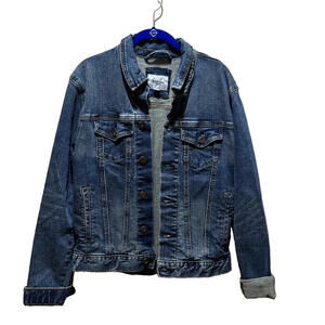 Goodfellow & Co Womens Blue Denim‎ Jean Jacket Button Up Size Small